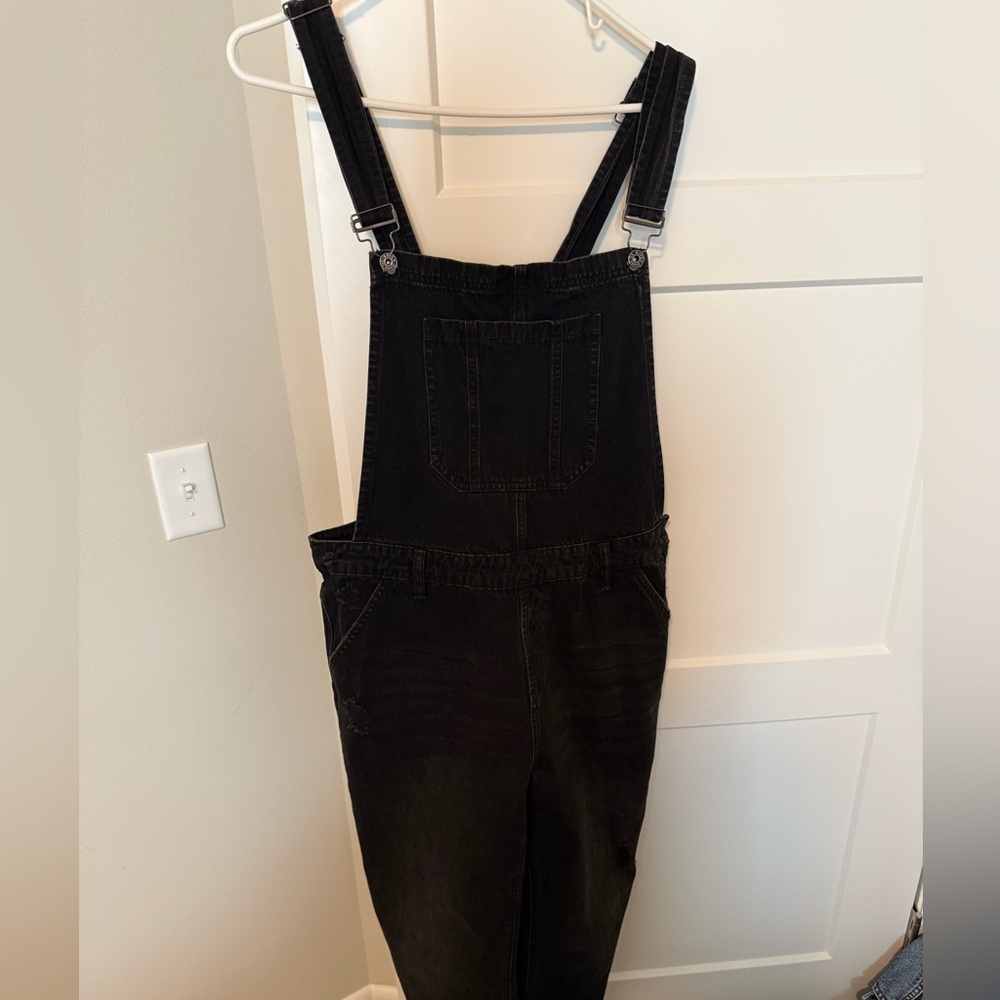 NWT Risen Black Overalls